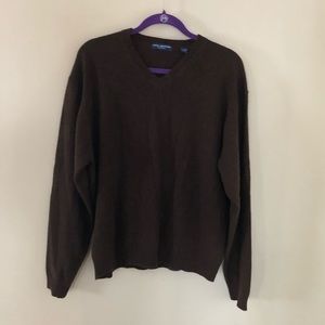 Brown Cashmere John Ashford Large Men’s Sweater